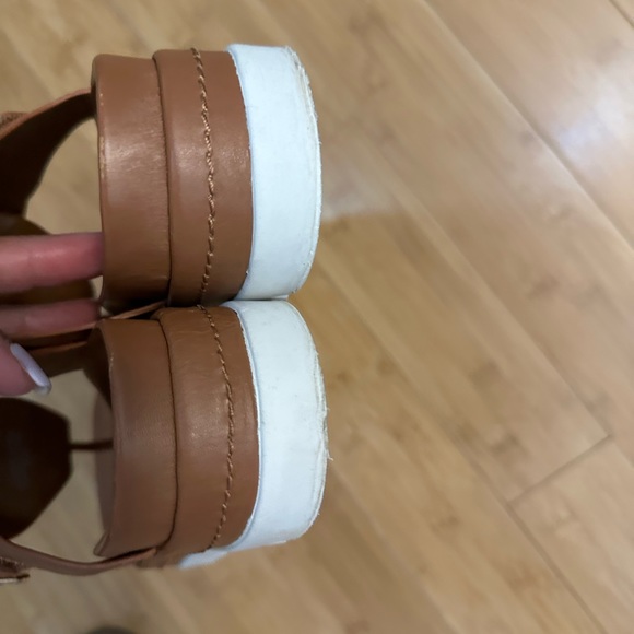 J/Slides leather Platform sandal size 8.5 - Picture 4 of 9